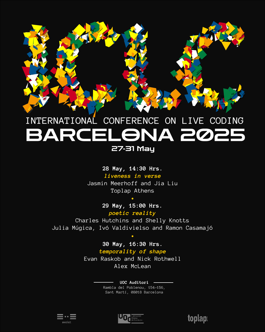 poster for this event