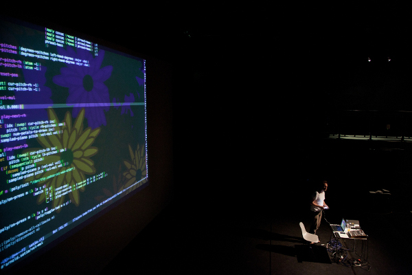 Sam Aaron, Live Notation Unit, Arnolfini, July 2012